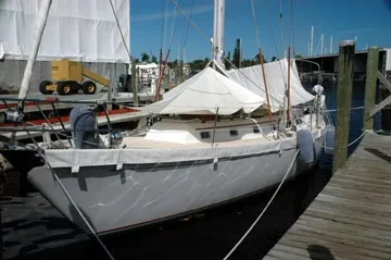 Slide: The Image of Hinckley/Ocean Cruising Yachts Aft Cockpit OC 42 1983 - 1