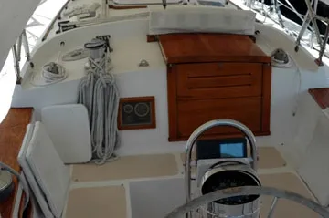 Slide: The Image of Hinckley/Ocean Cruising Yachts Aft Cockpit OC 42 1983 - 4