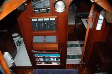 Slide: The Image of Hinckley/Ocean Cruising Yachts Aft Cockpit OC 42 1983 - 6