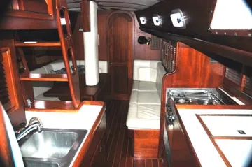 Slide: The Image of Hinckley/Ocean Cruising Yachts Aft Cockpit OC 42 1983 - 7