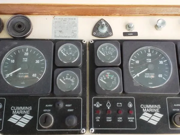 Slide: The Image of Fortier Sportfish Cruiser repower 2003 1988 - 2
