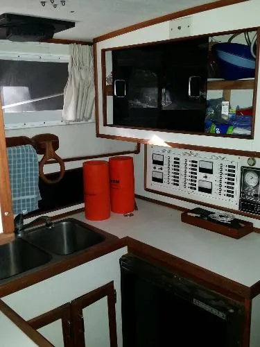 Slide: The Image of Fortier Sportfish Cruiser repower 2003 1988 - 4
