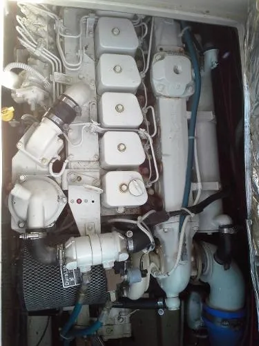 Slide: The Image of Fortier Sportfish Cruiser repower 2003 1988 - 8