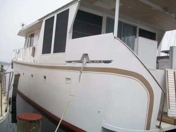 Slide: The Image of Jacksonville Boatyard 62 Custom Yacht 1994 - 4