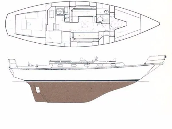 Slide: The Image of Cape Dory Cutter 1981 - 5