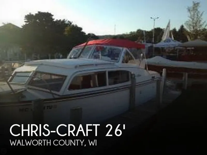 Slide: The Image of Chris-Craft Sea Skiff 26 Cabin Cruiser 1957 - 0