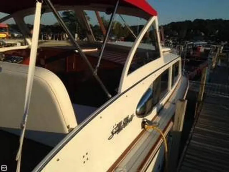Slide: The Image of Chris-Craft Sea Skiff 26 Cabin Cruiser 1957 - 2