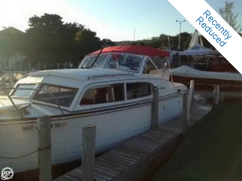 Slide: The Image of Chris-Craft Sea Skiff 26 Cabin Cruiser 1957 - 3