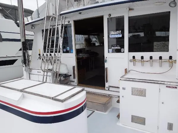 Slide: The Image of Harkers Island Flybridge Sportfisher 1970 - 2