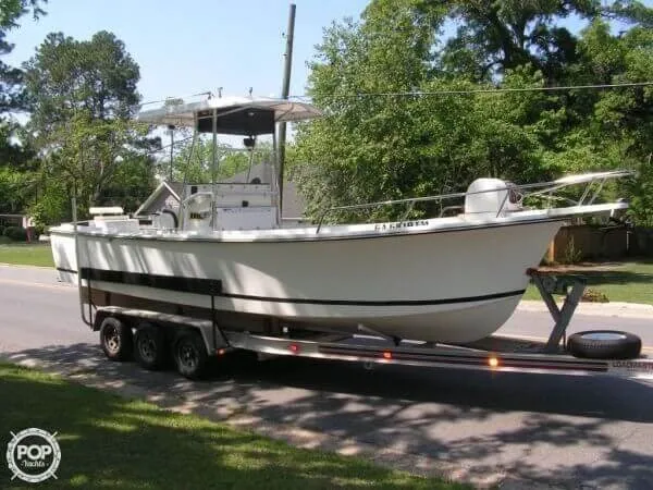 Slide: The Image of Shamrock 260 Open Fisherman 1990 - 10