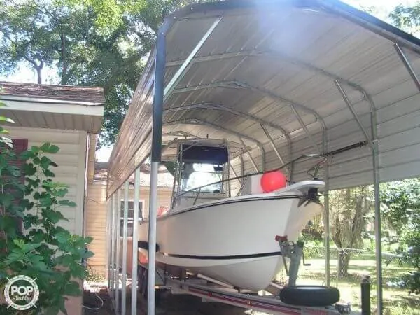 Slide: The Image of Shamrock 260 Open Fisherman 1990 - 7