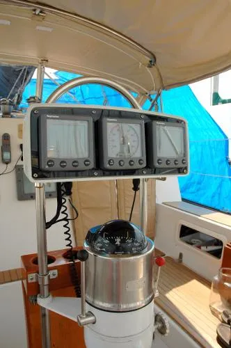 Slide: The Image of Slocum 43 Pilothouse Cutter 1985 - 9