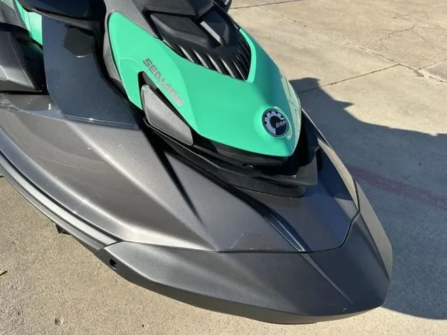 Slide: The Image of 2026 Sea-Doo GTI SE 130 jet ski in gray and green. - 14