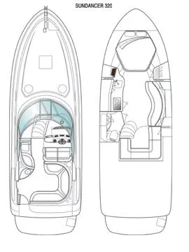 Slide: The Image of Sea Ray 320 Sundancer 2005 - 9