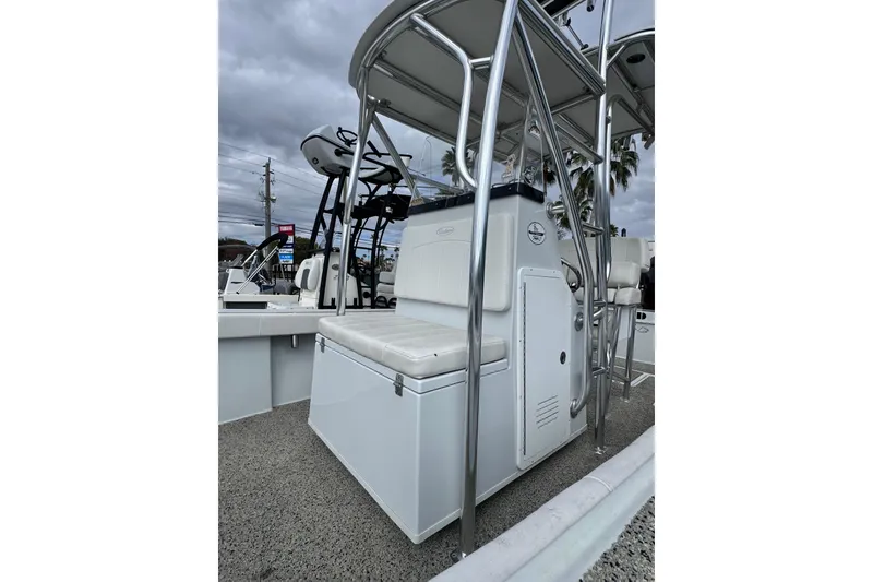 Slide: The Image of 2021 Pair Customs 24 Center Console MV boat with sleek design and modern features. - 12