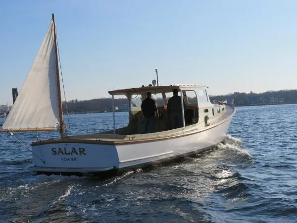 Slide: The Image of Rockland Boat Company Lobster Boat 1955 - 2