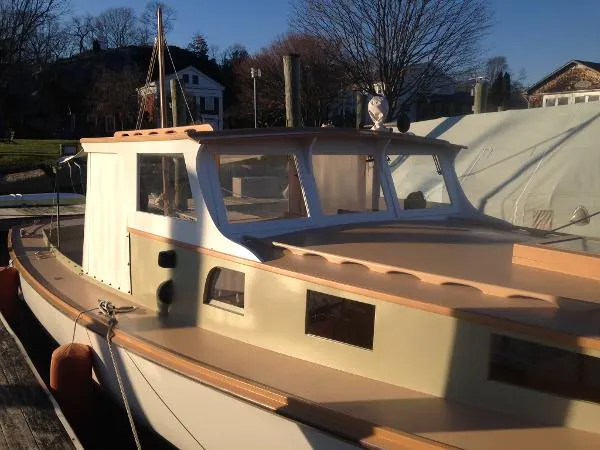 Slide: The Image of Rockland Boat Company Lobster Boat 1955 - 3