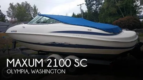 Slide: The Image of Maxum 2100 SC 2005 - 0