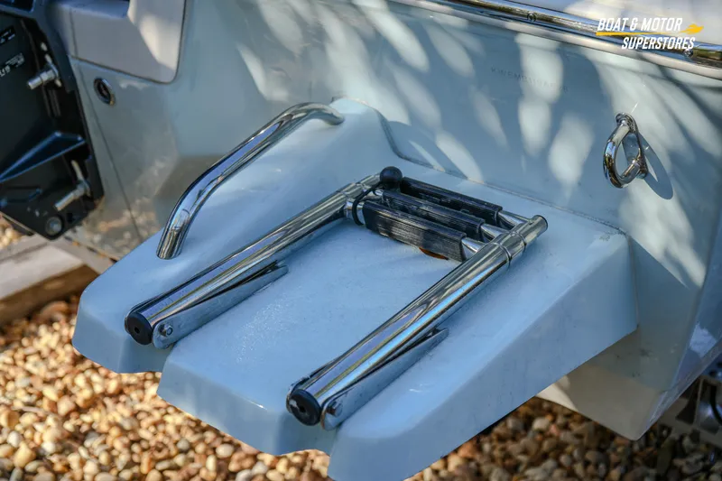 Slide: The Image of 2026 Key West 188 Bay Reef boat ladder and platform detail. - 20