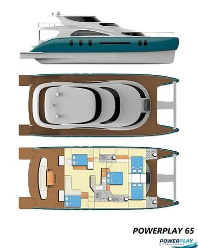Slide: The Image of Powerplay Catamaran 65 2016 - 2
