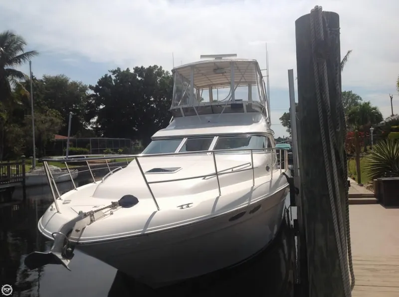 Slide: The Image of Sea Ray 400 Sedan Bridge 1998 - 2