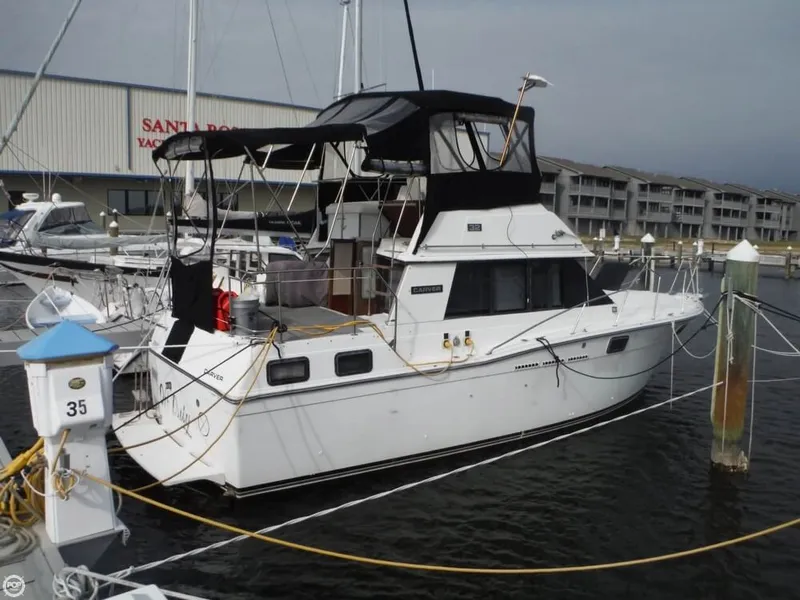 Slide: The Image of Carver Yachts 3207 1987 - 1