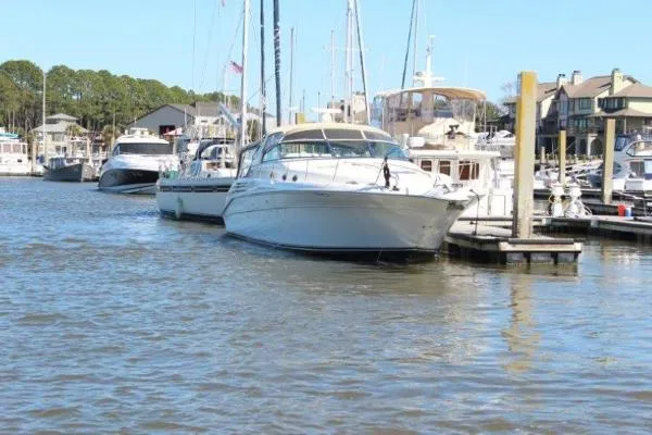 Slide: The Image of Sea Ray 450 Sundancer-BANK REPO 1996 - 4