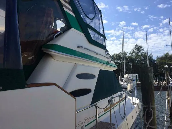 Slide: The Image of Sea Ray 410 Aft Cabin MY 1987 - 11