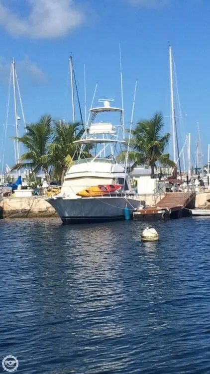 Slide: The Image of Bertram 33 Flybridge Cruiser 1990 - 1