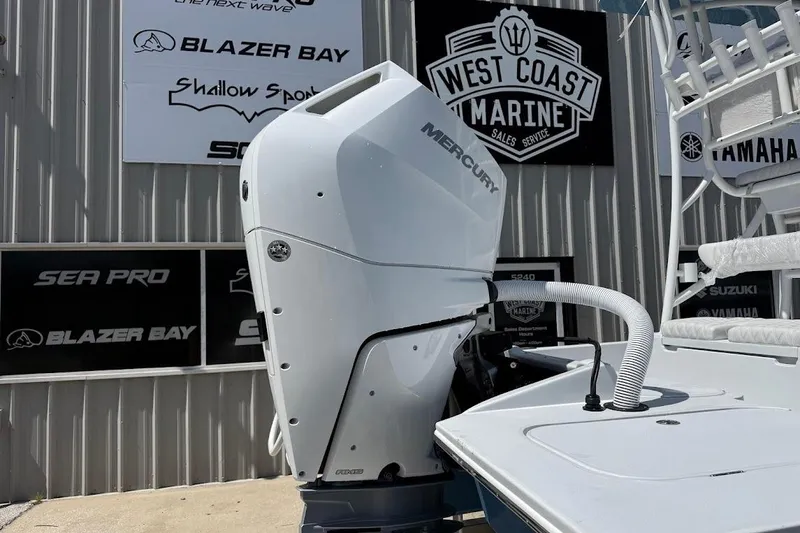 Slide: The Image of 2026 Shallow Sport 25 X3 boat with Mercury engine at West Coast Marine. - 13