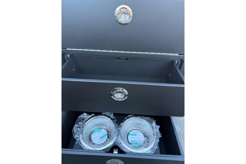 Slide: The Image of Open Viaggio x22u drawer with packaged items inside, 2026 model. - 13