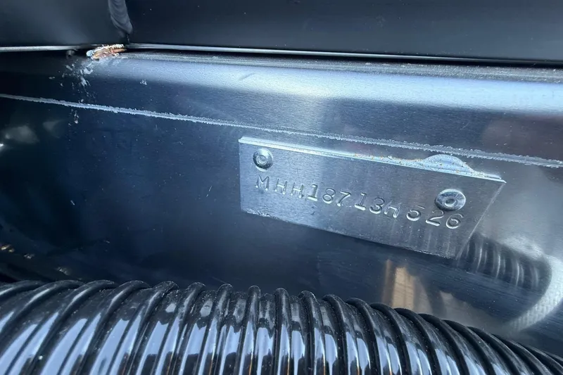 Slide: The Image of Close-up of Viaggio x22u 2026 vehicle identification number plate. - 35