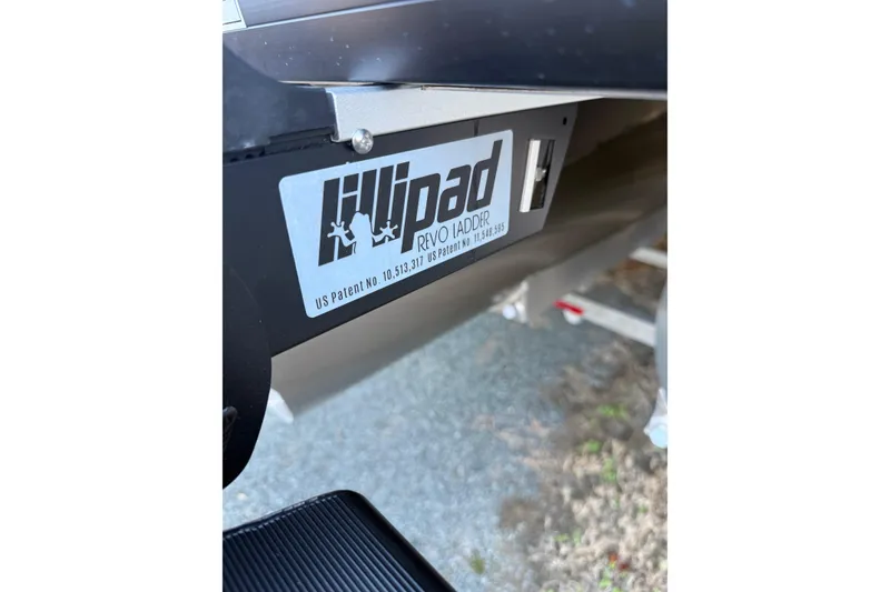 Slide: The Image of Viaggio x22u 2026 model featuring Lillipad diving board with patented design. - 5