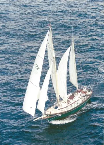 Slide: The Image of Van Dam 32 Cold Molded Custom Gaff-Rigged Ketch 1984 - 0
