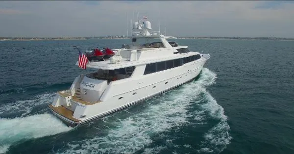 Slide: The Image of Westport Raised Pilot House Cockpit Motoryacht 1993 - 1