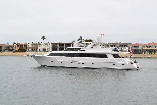 Slide: The Image of Westport Raised Pilot House Cockpit Motoryacht 1993 - 5