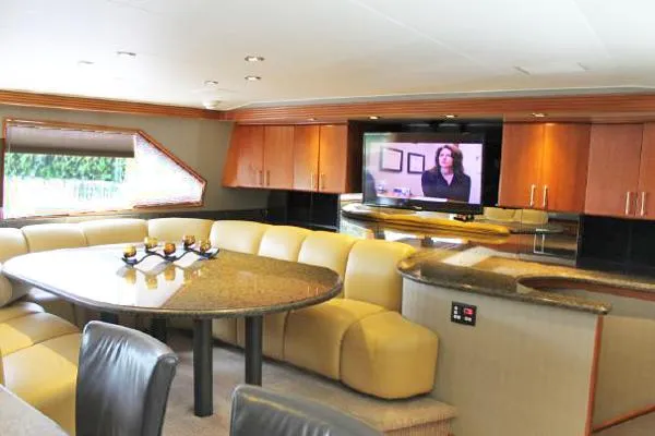 Slide: The Image of Westport Raised Pilot House Cockpit Motoryacht 1993 - 8