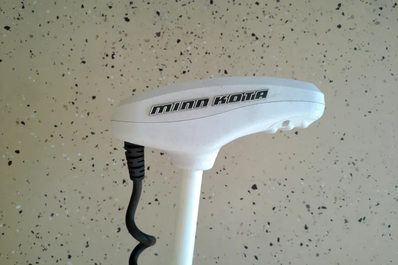 Slide: The Image of Minn Kota trolling motor on speckled background, compatible with 2016 Pathfinder 2200 T. - 31