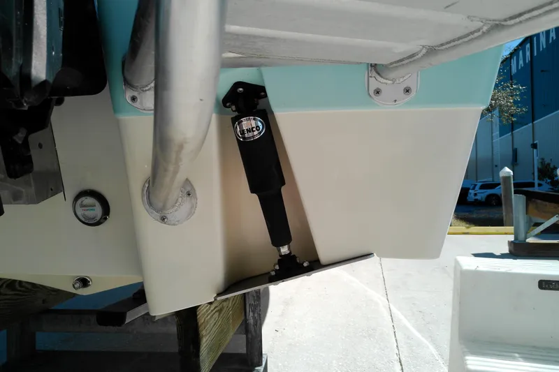 Slide: The Image of 2016 Pathfinder 2200 T boat with Lenco trim tab system. - 8