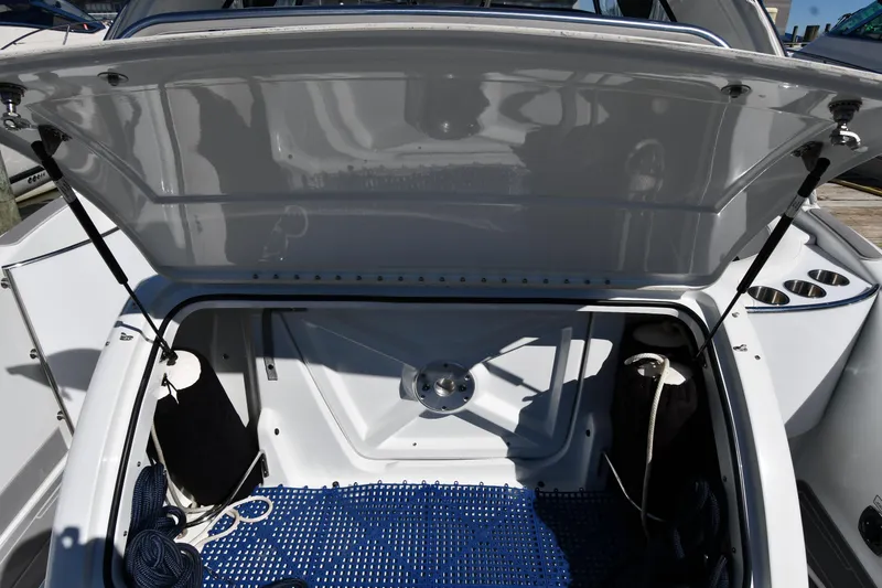 Slide: The Image of Open storage compartment of a 2008 Formula 400 Super Sport boat. - 26