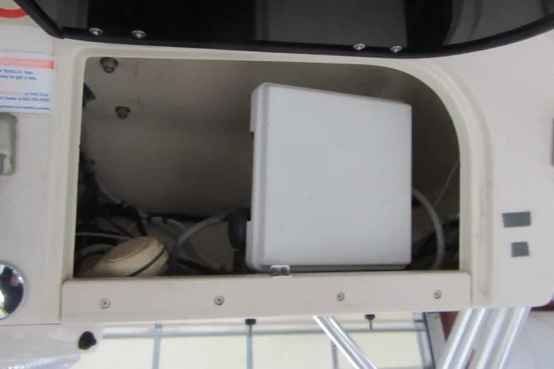 Slide: The Image of Storage compartment in a 2004 Grady-White Seafarer 228 boat. - 37
