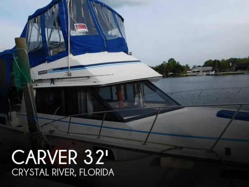 Slide: The Image of Carver Yachts 3207 Aft Cabin 1989 - 0