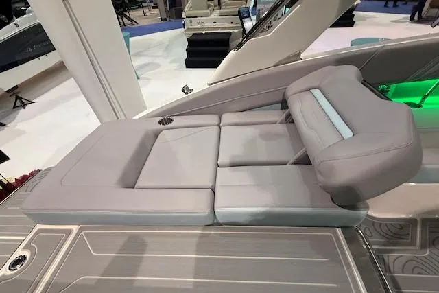 Slide: The Image of 2026 Regal LS6 Surf boat interior with luxurious seating and modern design. - 17