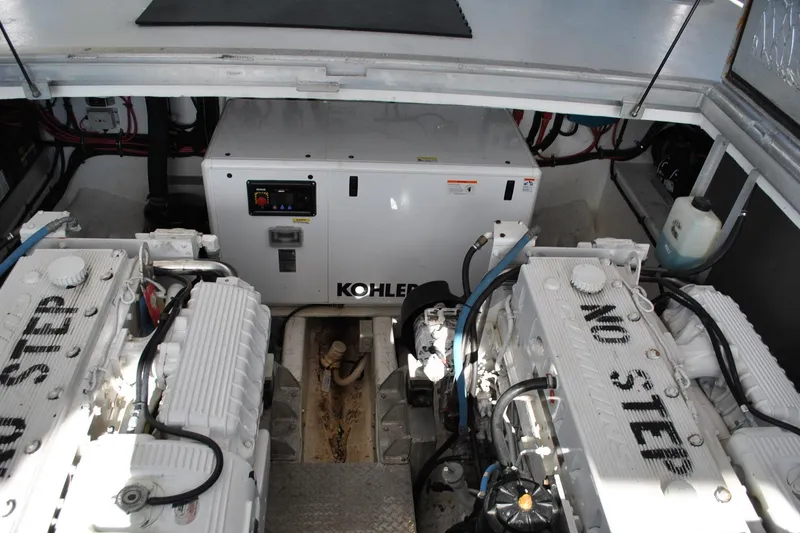 Slide: The Image of Engine room of 2019 Newton 53 dive boat with Kohler generator. - 11