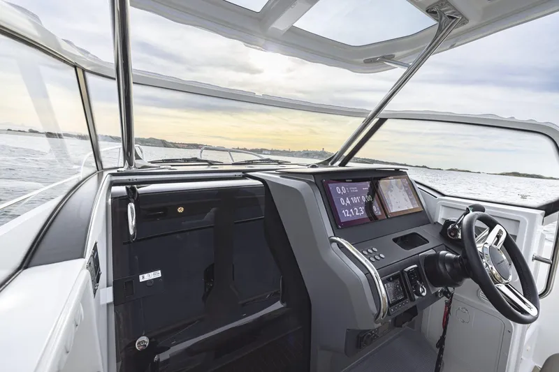 Slide: The Image of Interior view of Nimbus Tender 9 boat, model year 2025. - 5