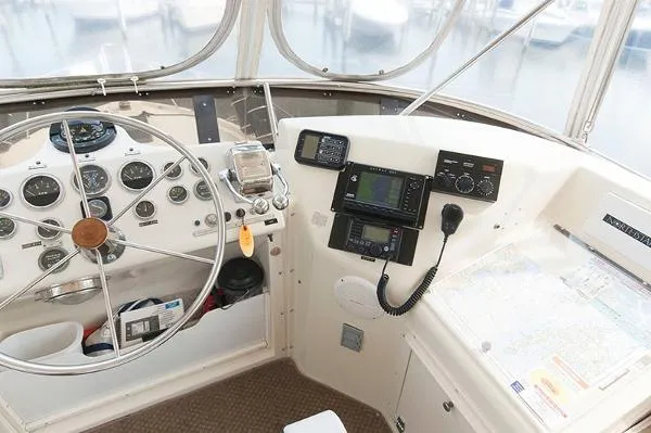 Slide: The Image of Californian 48 Cockpit Motor Yacht 1988 - 10