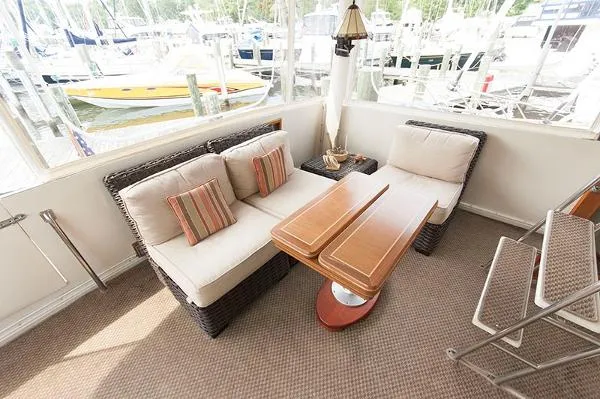 Slide: The Image of Californian 48 Cockpit Motor Yacht 1988 - 4