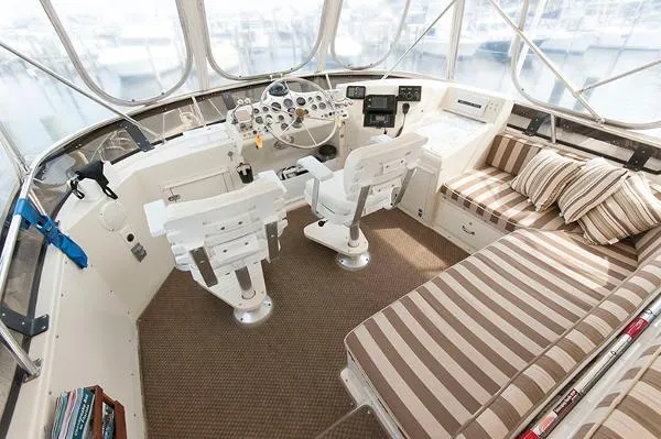 Slide: The Image of Californian 48 Cockpit Motor Yacht 1988 - 7