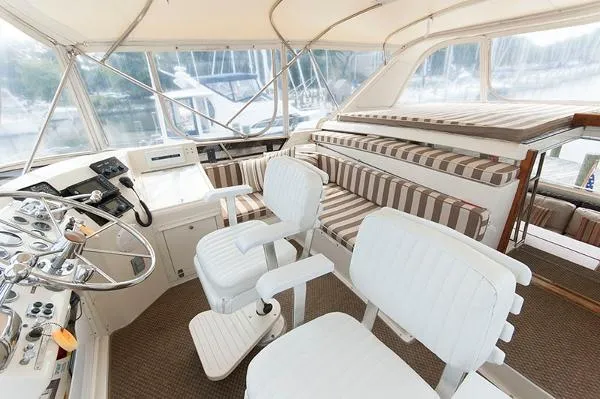Slide: The Image of Californian 48 Cockpit Motor Yacht 1988 - 8