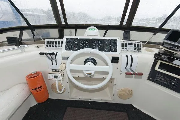 Slide: The Image of Mainship 35 Mediterranean Convertible 1988 - 7